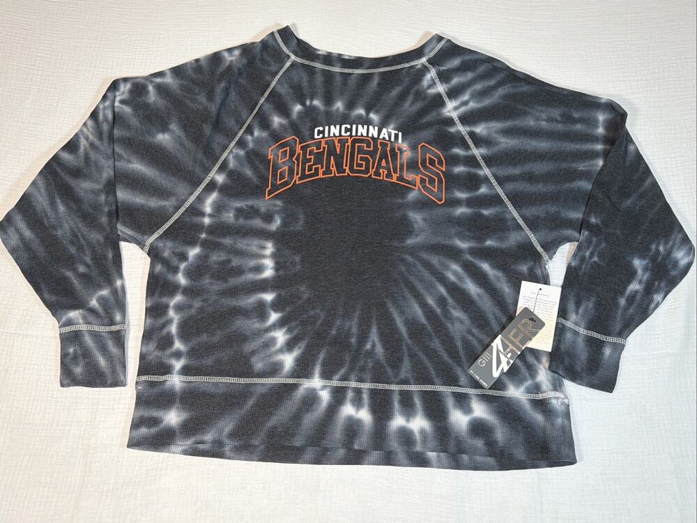 G III For Her Carl Banks CINCINNATI BENGALS Official Licensed women Size M